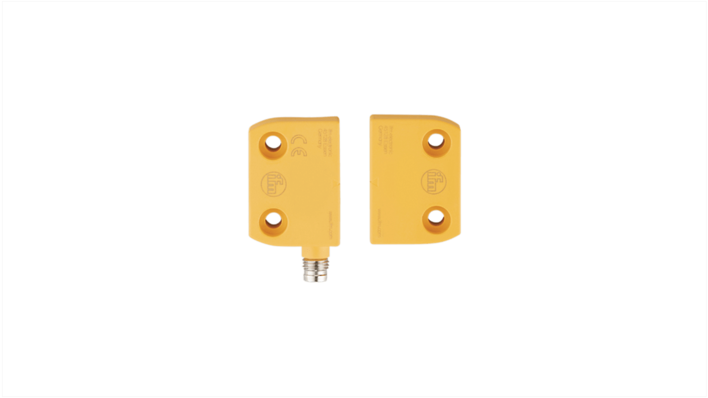 ifm electronic MN Series Non-Flush Magnetic Safety Switch, 24V dc, Polyamide Housing, 2NO, M8