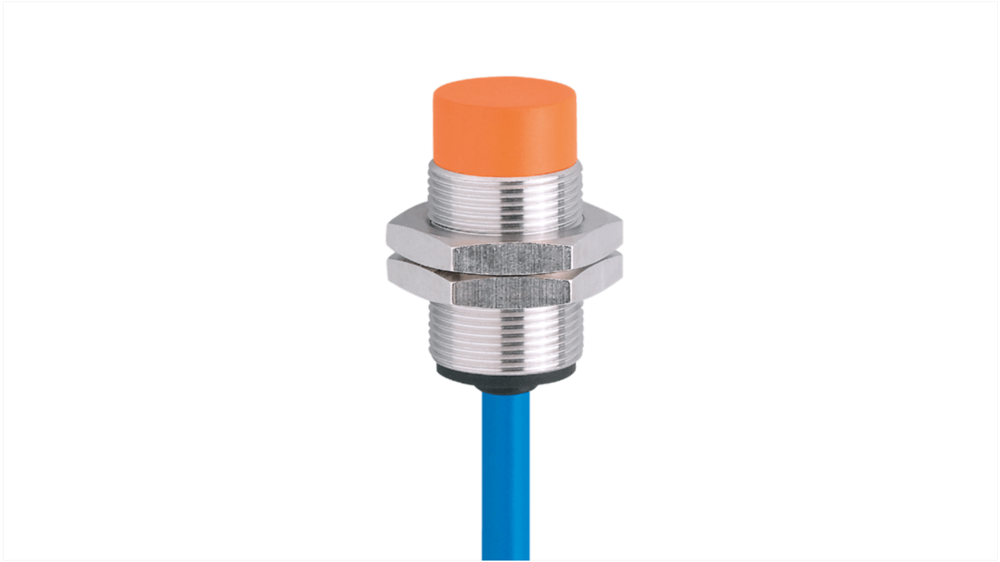 Rs-Online Sensore di prossimità induttivo Cilindro filettato ifm electronic M18 rilevamento 8 mm 7 5 → 30 V dc