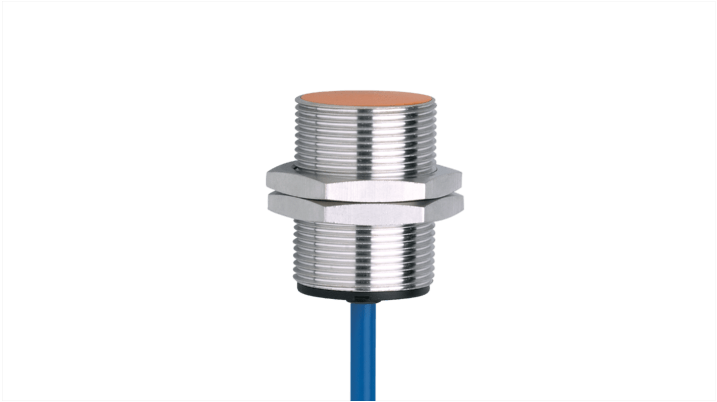 Rs-Online Sensore di prossimità induttivo Cilindro filettato ifm electronic M30 rilevamento 10 mm 7 5 → 30 V dc