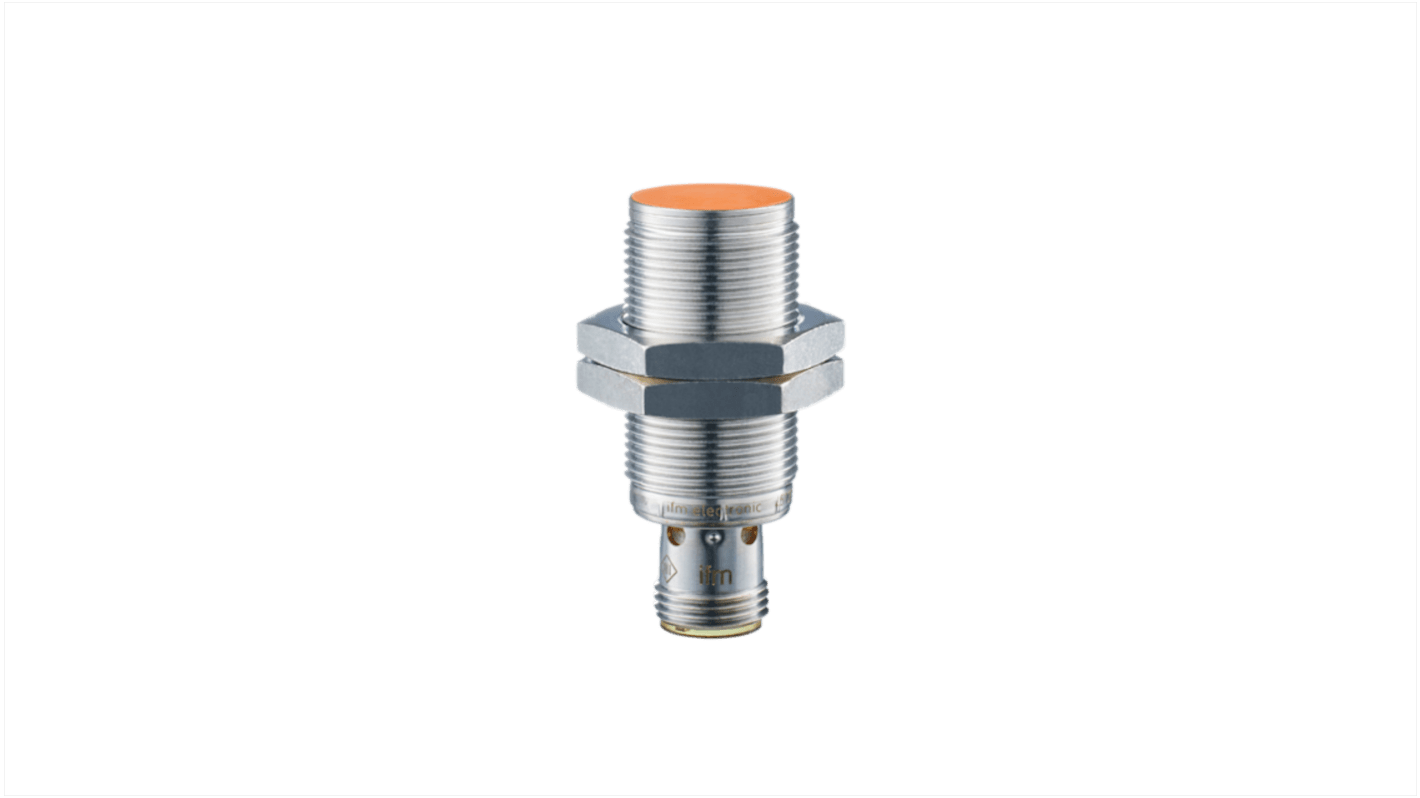 Rs-Online Sensore di prossimità induttivo Cilindro filettato ifm electronic M18 rilevamento 10 mm 10 → 30 V CC
