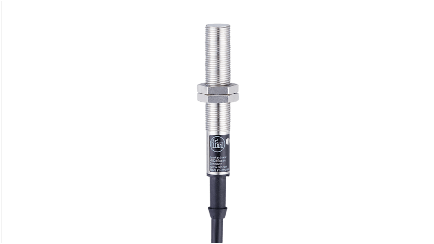 Rs-Online Sensore di prossimità induttivo Cilindro filettato ifm electronic M12 rilevamento 2 mm 20 → 250 V ca