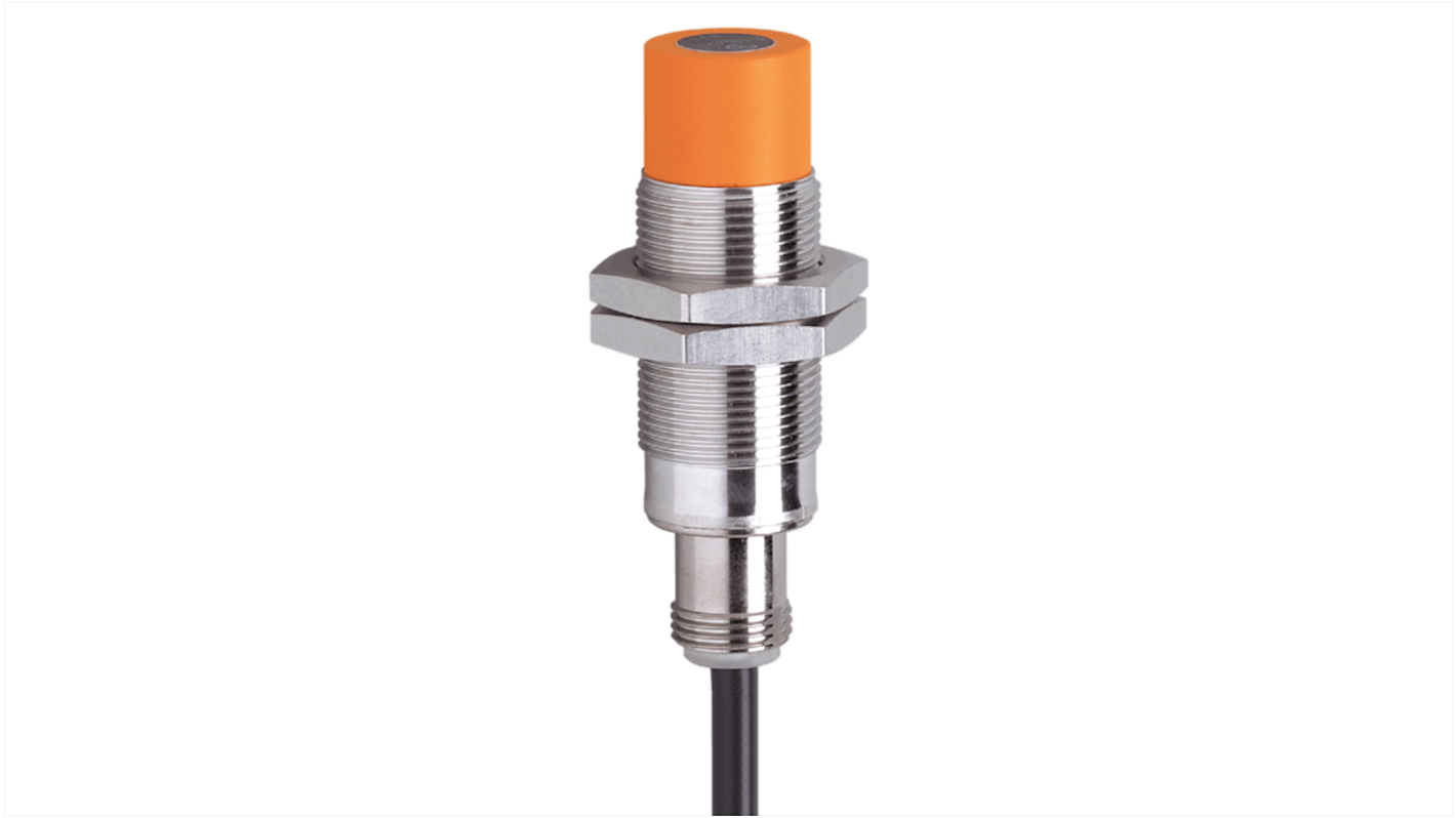 Rs-Online Sensore di prossimità induttivo Cilindro filettato ifm electronic M18 rilevamento 8 mm 10 → 30 V CC