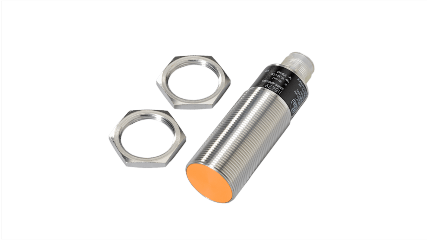 Rs-Online Sensore di prossimità induttivo Cilindro filettato ifm electronic M30 rilevamento 10 mm 10 → 36 V CC