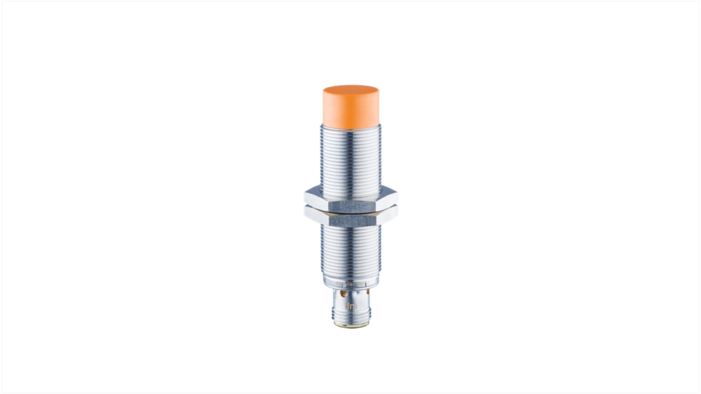 Rs-Online Sensore di prossimità induttivo Cilindro filettato ifm electronic M18 rilevamento 12 mm 10 → 30 V CC