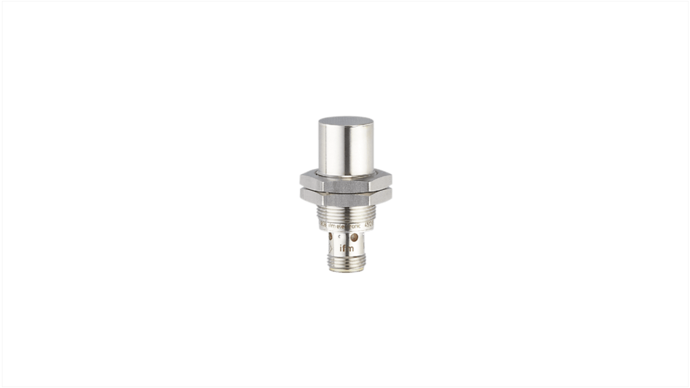 Rs-Online Sensore di prossimità induttivo Cilindro filettato ifm electronic M18 rilevamento 12 mm 10 → 30 V CC