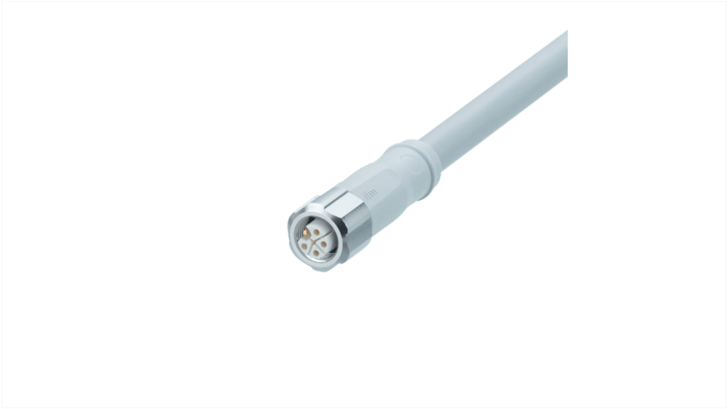 ifm electronic, Power, 10m 5 Core, Grey Modified Polyphenylene Ether MPPE Power Cable