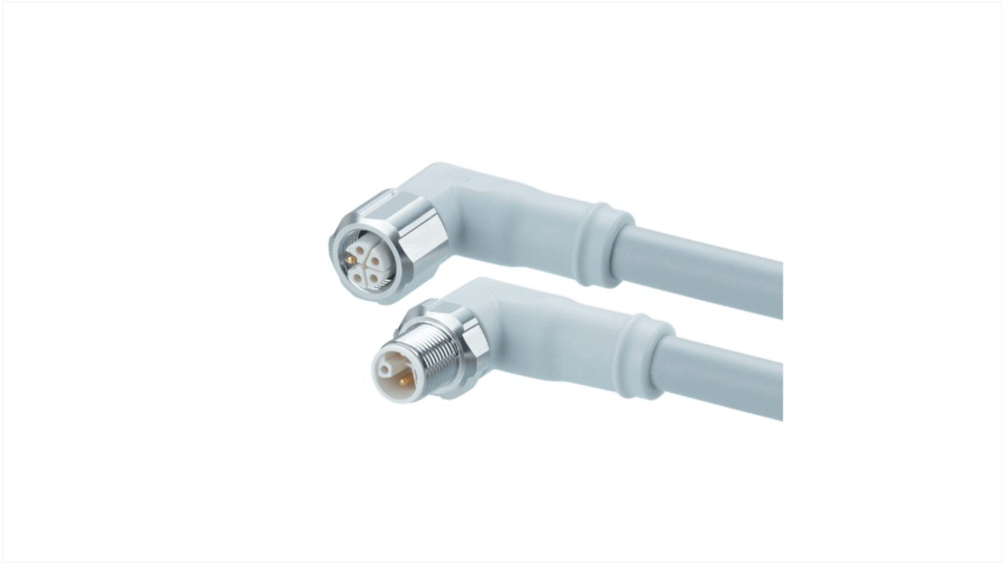 ifm electronic, Power, 5m 5 Core, Grey Modified Polyphenylene Ether MPPE Power Cable