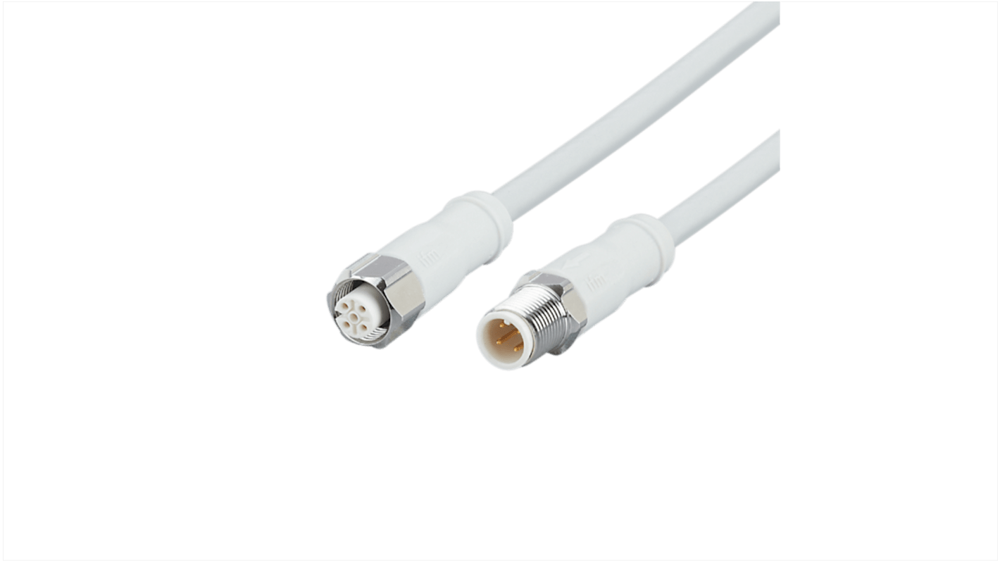 Kabel komunikacyjny ze złączem Złącze M12 liczba rdzeni 4 długość 500mm Rodzaj A Męskie Złącze B Złącze M12