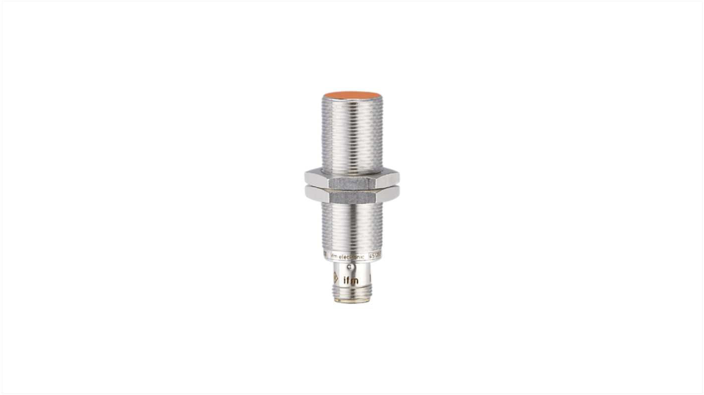 Rs-Online Sensore di prossimità induttivo Cilindro filettato ifm electronic M18 rilevamento 5 mm 10 → 30 V CC