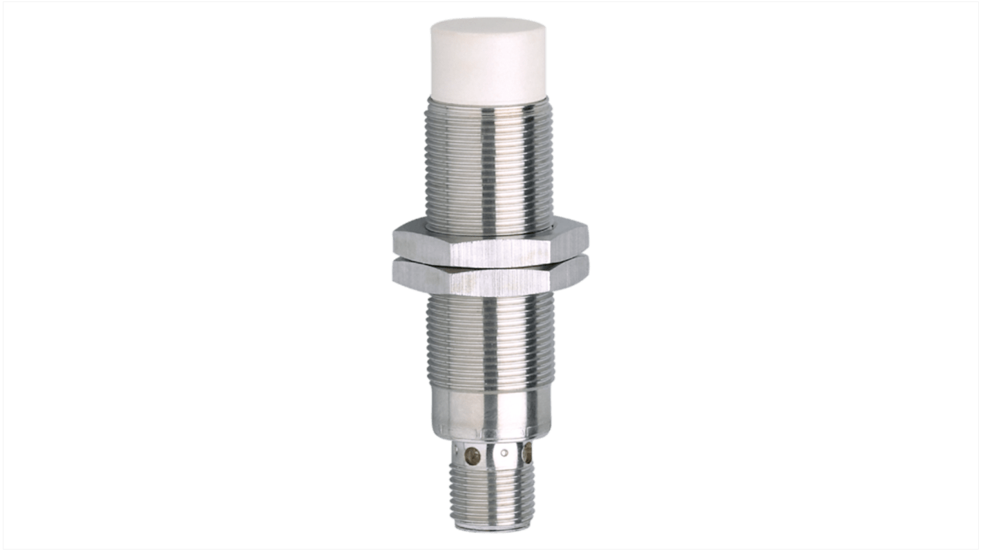 Rs-Online Sensore di prossimità induttivo Cilindro filettato ifm electronic M18 rilevamento 12 mm 10 → 30 V CC