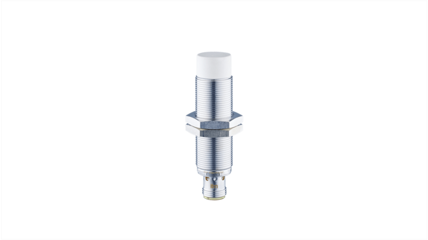 Rs-Online Sensore di prossimità induttivo Cilindro filettato ifm electronic M18 rilevamento 12 mm 10 → 30 V CC