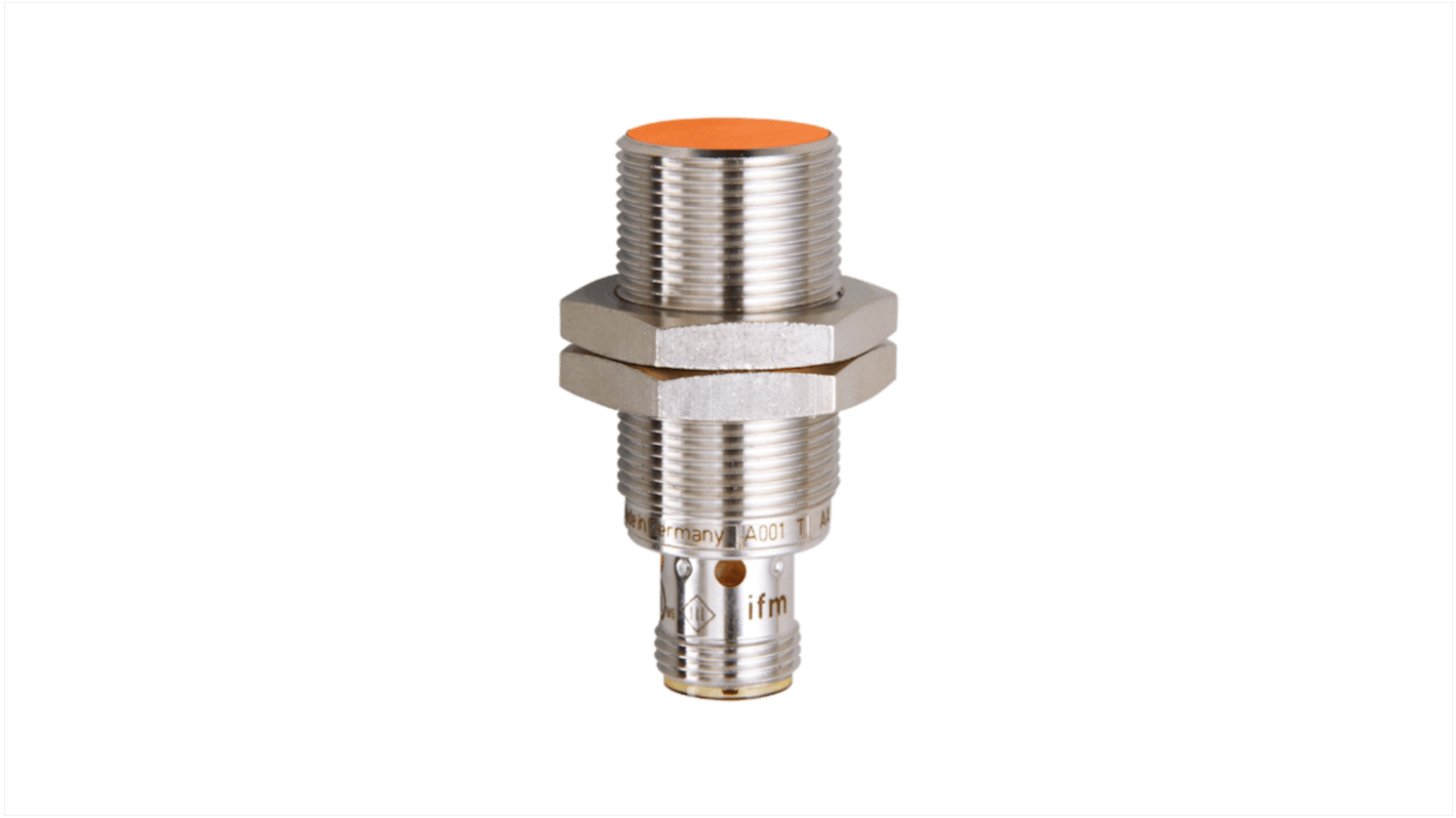 Rs-Online Sensore di prossimità induttivo Cilindro filettato ifm electronic M18 rilevamento 8 mm 10 → 30 V CC