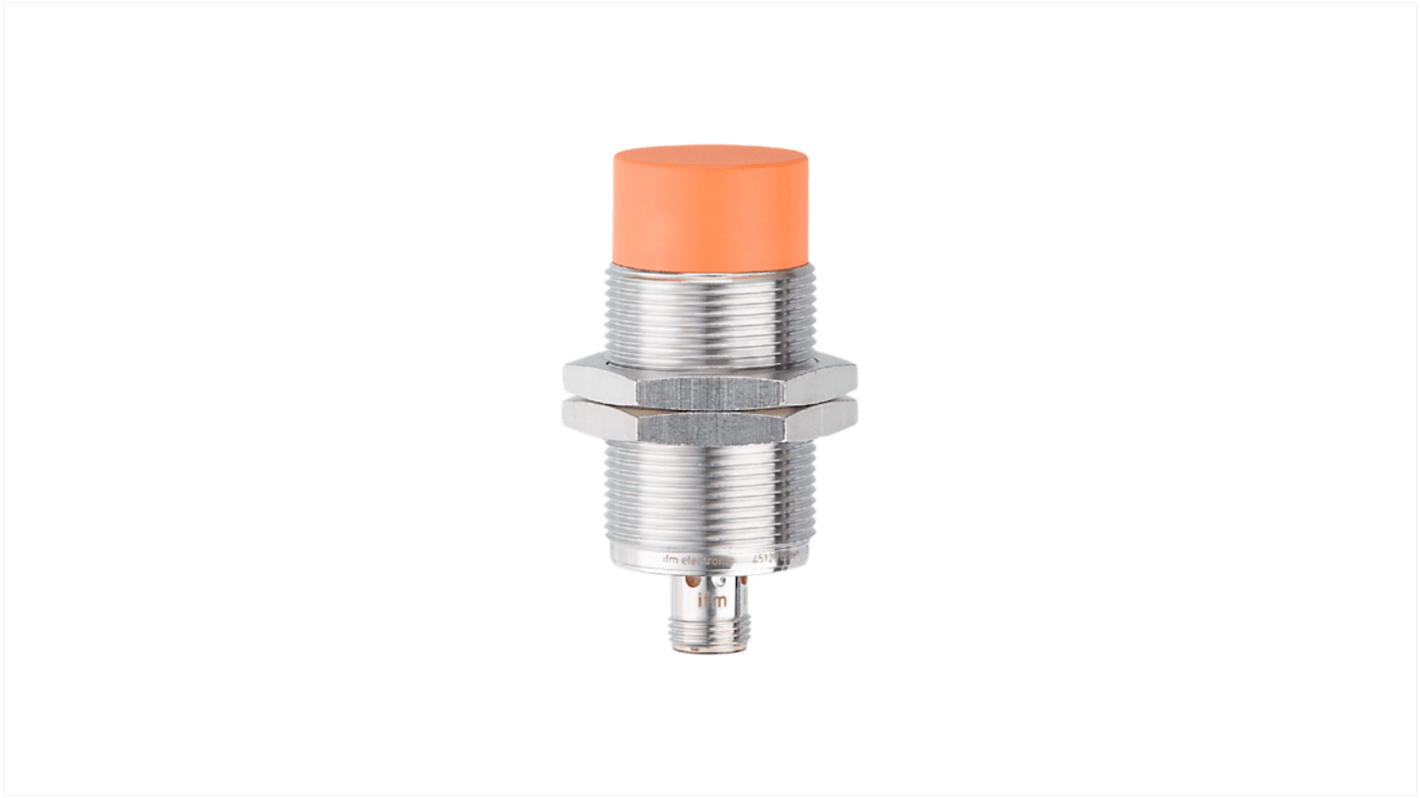 Rs-Online Sensore di prossimità induttivo Cilindro filettato ifm electronic M30 rilevamento 1 → 15 mm 15 → 30 V