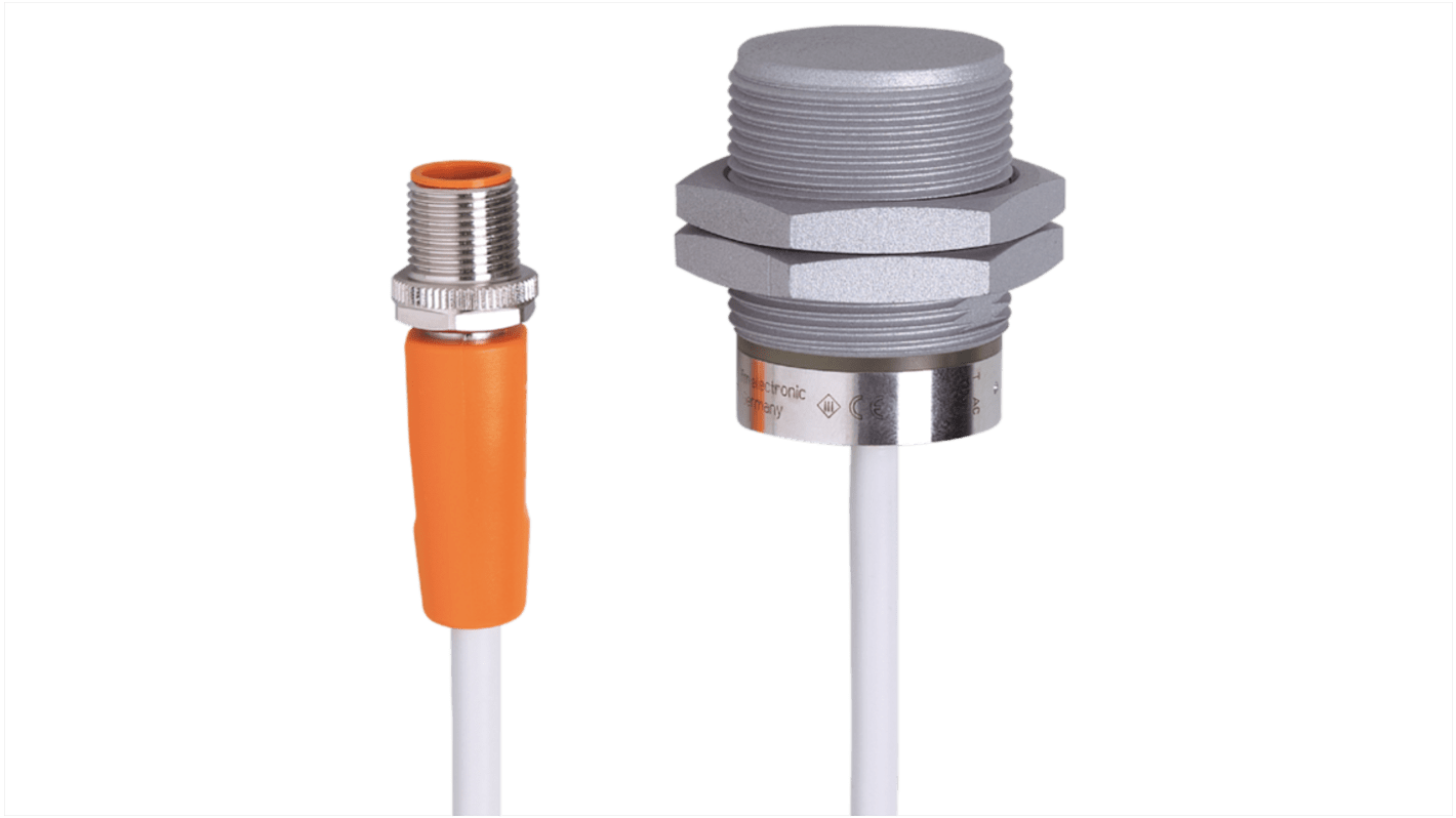 Rs-Online Sensore di prossimità induttivo Cilindro filettato ifm electronic M30 rilevamento 12 mm 10 → 36 V CC
