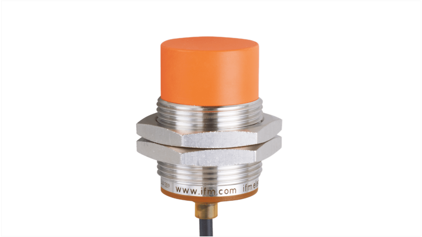 Rs-Online Sensore di prossimità induttivo Cilindro filettato ifm electronic M30 rilevamento 22 mm 10 → 30 V CC