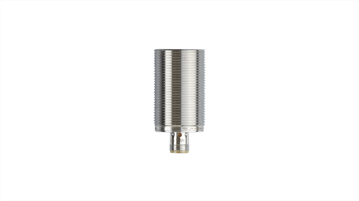 Rs-Online Sensore di prossimità induttivo Cilindro filettato ifm electronic M30 rilevamento 15 mm 10 → 30 V CC