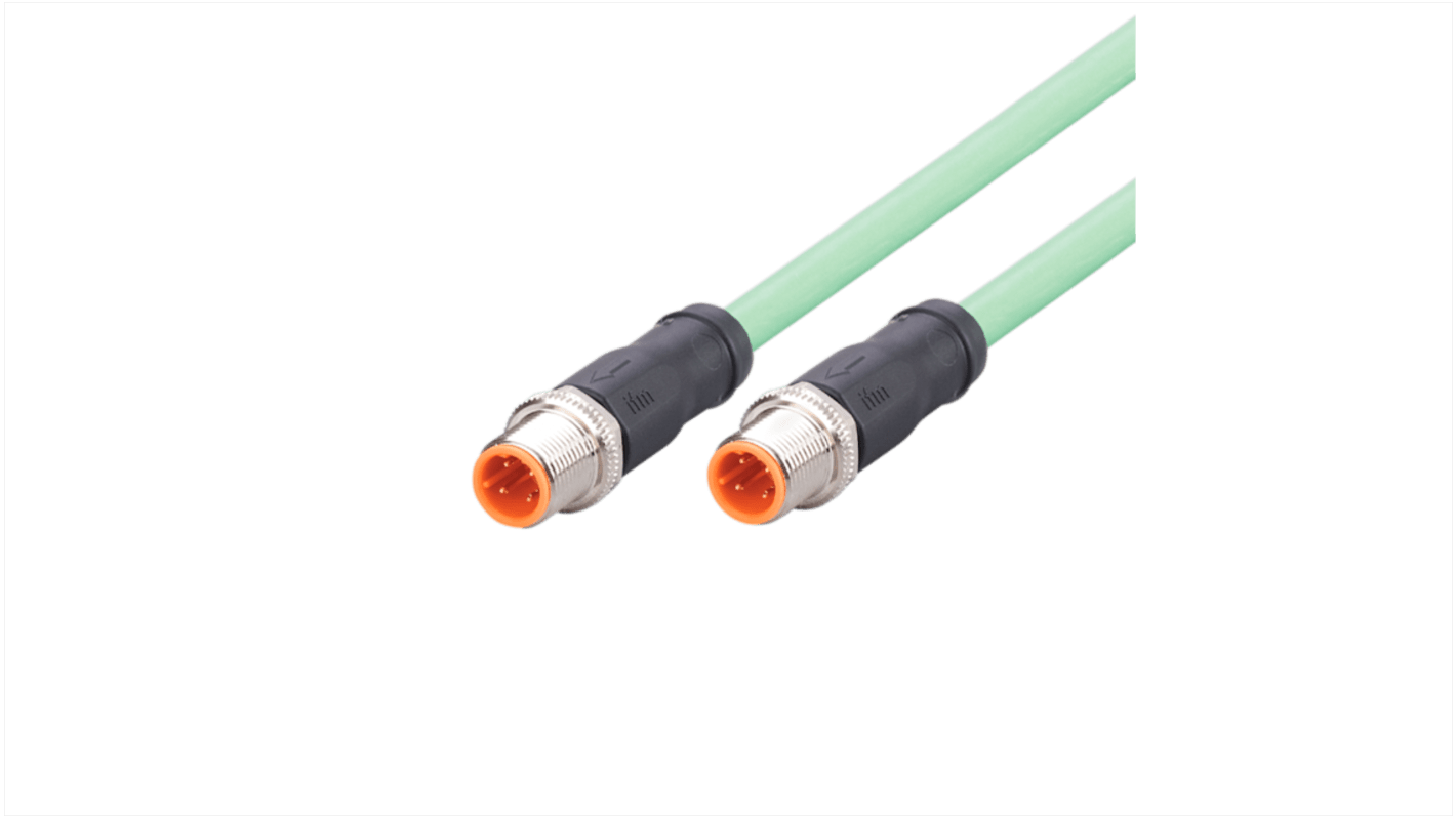 Kabel komunikacyjny ze złączem Złącze M12 liczba rdzeni 4 długość 20m Rodzaj A Męskie Złącze B Złącze M12