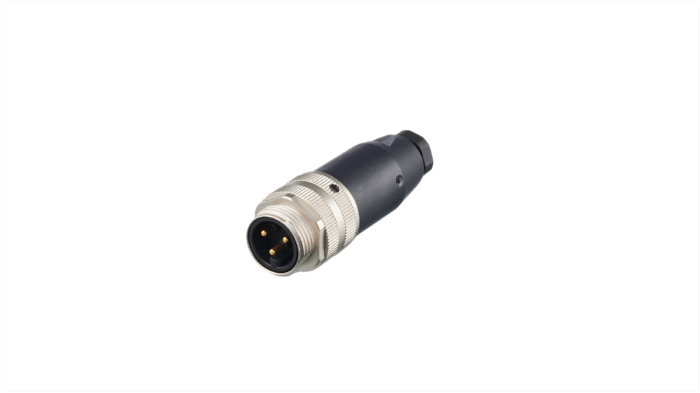 ifm electronic Industrial Circular Connectors, 1 Contacts, Screw, 7/8 Connector, Plug, Male, IP67, E Series Series