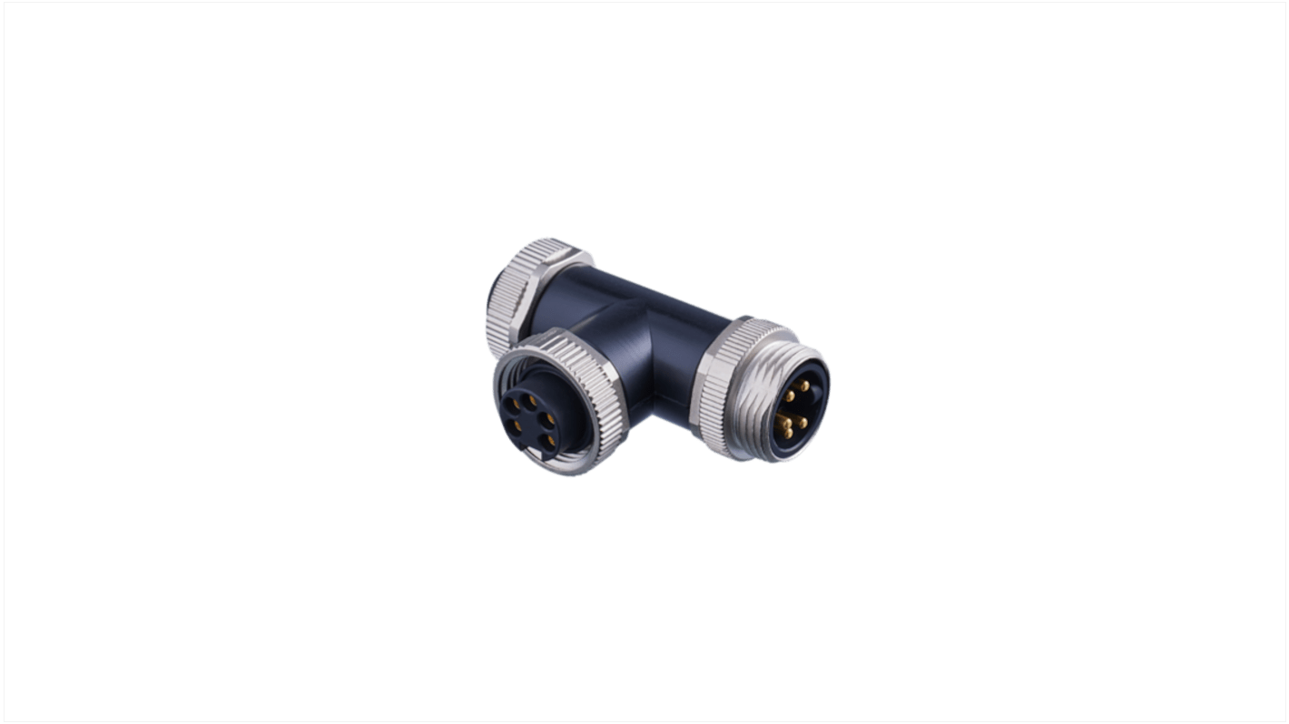 ifm electronic Side Entry, Top Entry 1 Pole UN 1-7/8 x 16 Plug to 2 Pole M26 Socket Adapter