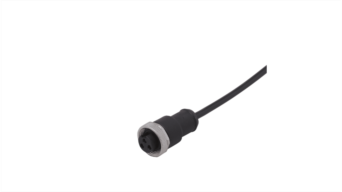 ifm electronic Straight Female 1 way 7/8 in Socket to Unterminated Actuator/Sensor Cable, 2m