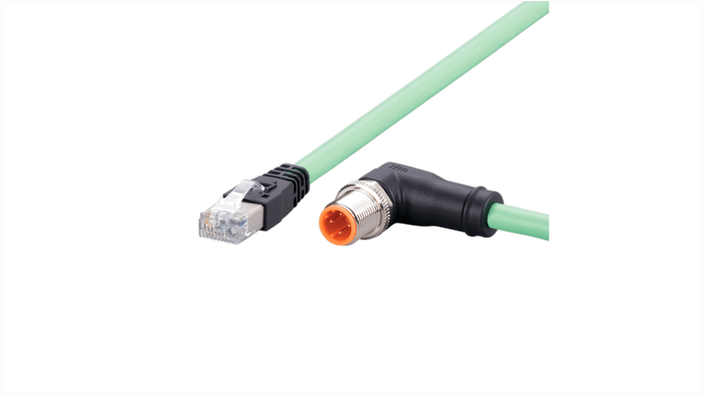 Kabel Ethernet Cat5e długość 10m Z zakończeniem ifm electronic Poliuretan