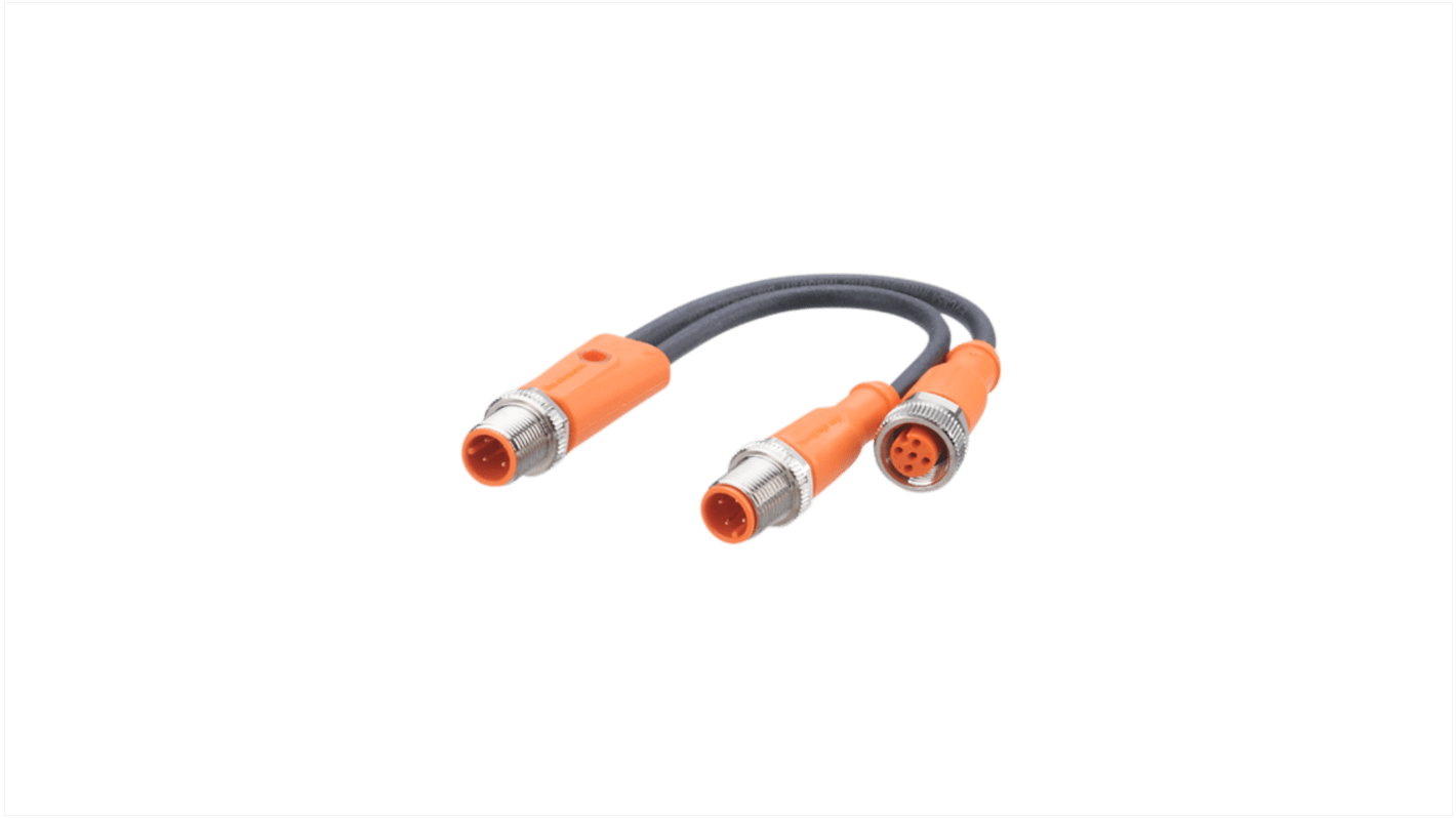 Kabel komunikacyjny ze złączem Złącze M12 liczba rdzeni 3 długość 100mm Rodzaj A Męskie Złącze B Złącze M12