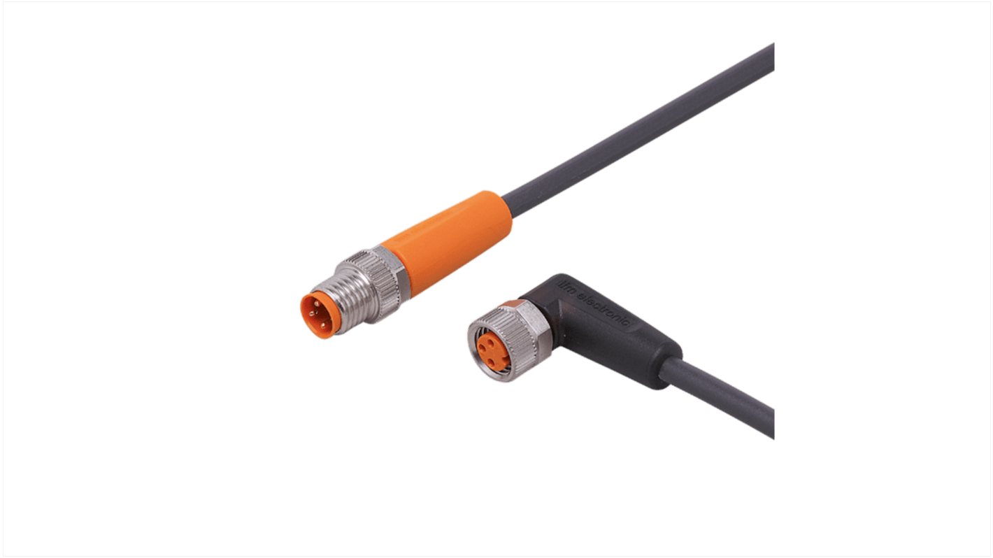 Cavo per attuatore o sensore ifm electronic 3 cond. M8 Maschio / M8 Femmina, L. 2m