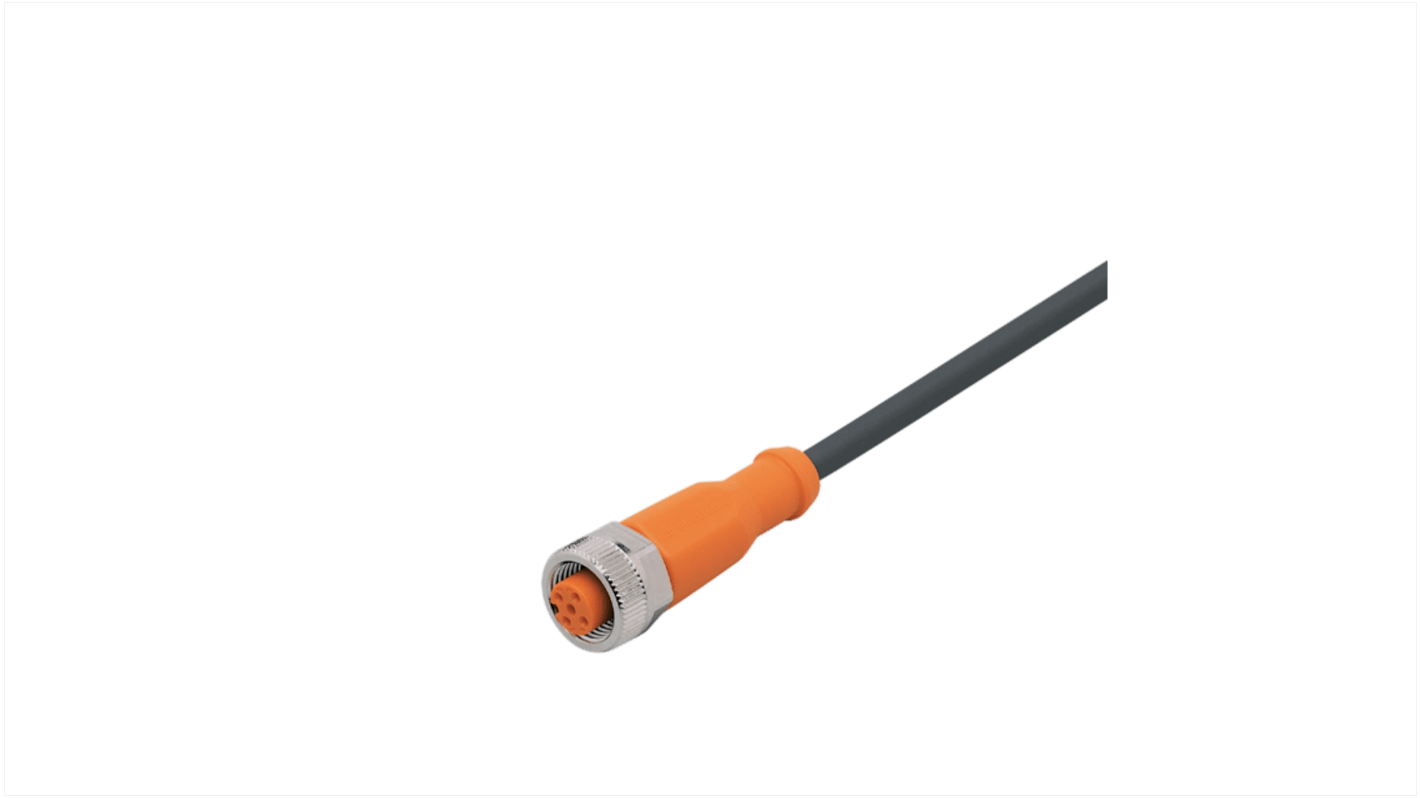 ifm electronic Straight Female 1 way M12 to Unterminated Actuator/Sensor Cable, 10m
