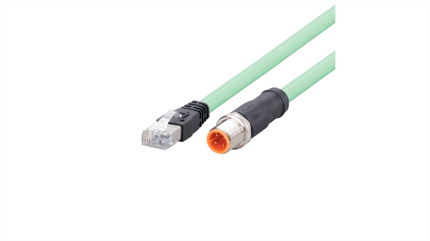 Kabel Ethernet Cat5e długość 1m Z zakończeniem ifm electronic Poliuretan
