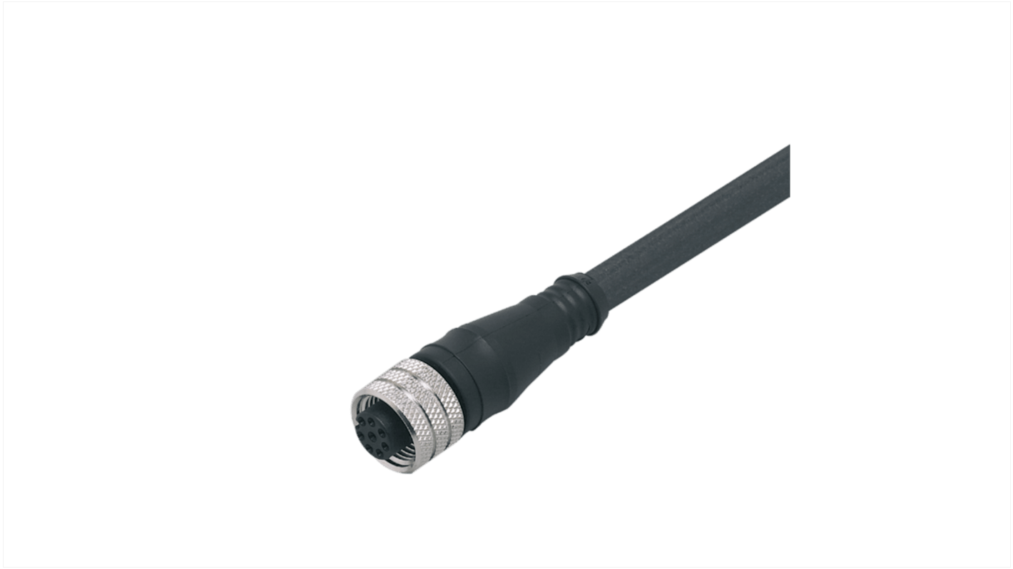 ifm electronic Straight Female 1 way M12 to Unterminated Actuator/Sensor Cable, 5m