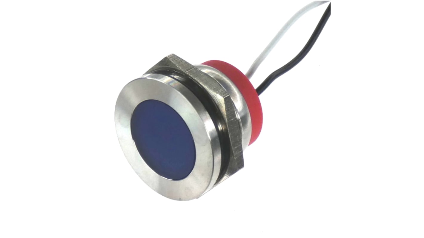 LED a pannello CML Innovative Technologies Blu  a LED, 110V, IP67, foro da 22mm