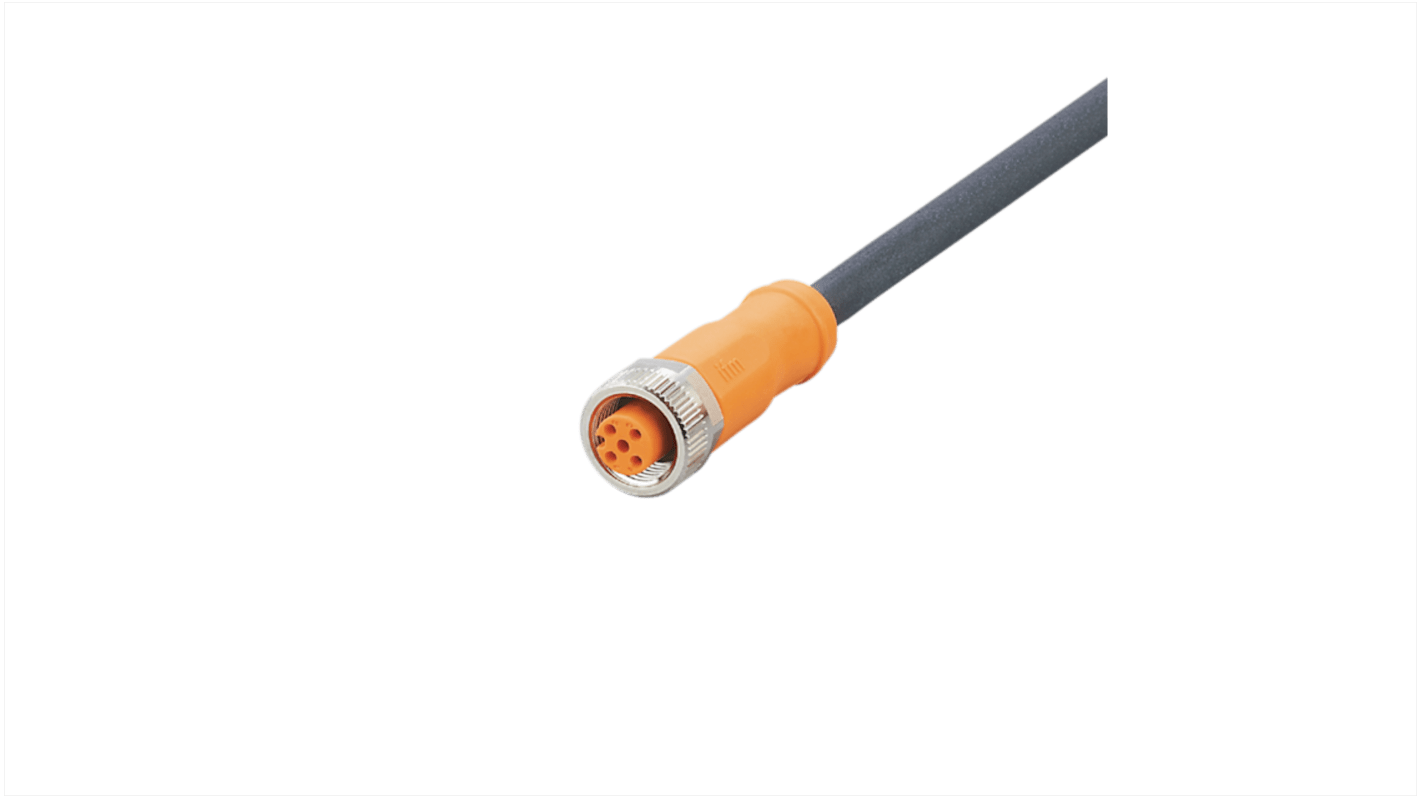 ifm electronic Straight Female 5 way M12 to Straight Female 5 way M12 Communication Cable, 2m