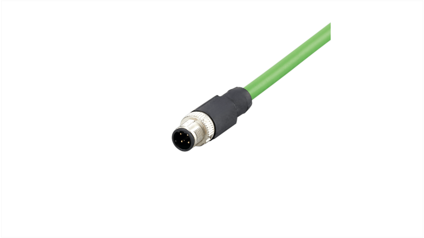 ifm electronic Straight Male 1 way M12 to Unterminated Actuator/Sensor Cable, 2m