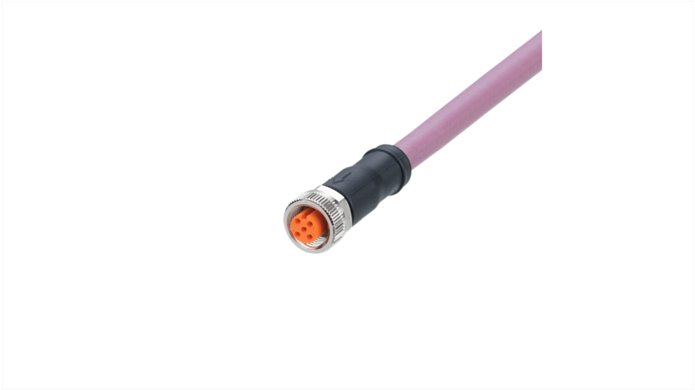 Kabel komunikacyjny ze złączem Złącze M12 liczba rdzeni 2 długość 2m Rodzaj A Żeńskie Złącze B Złącze M12