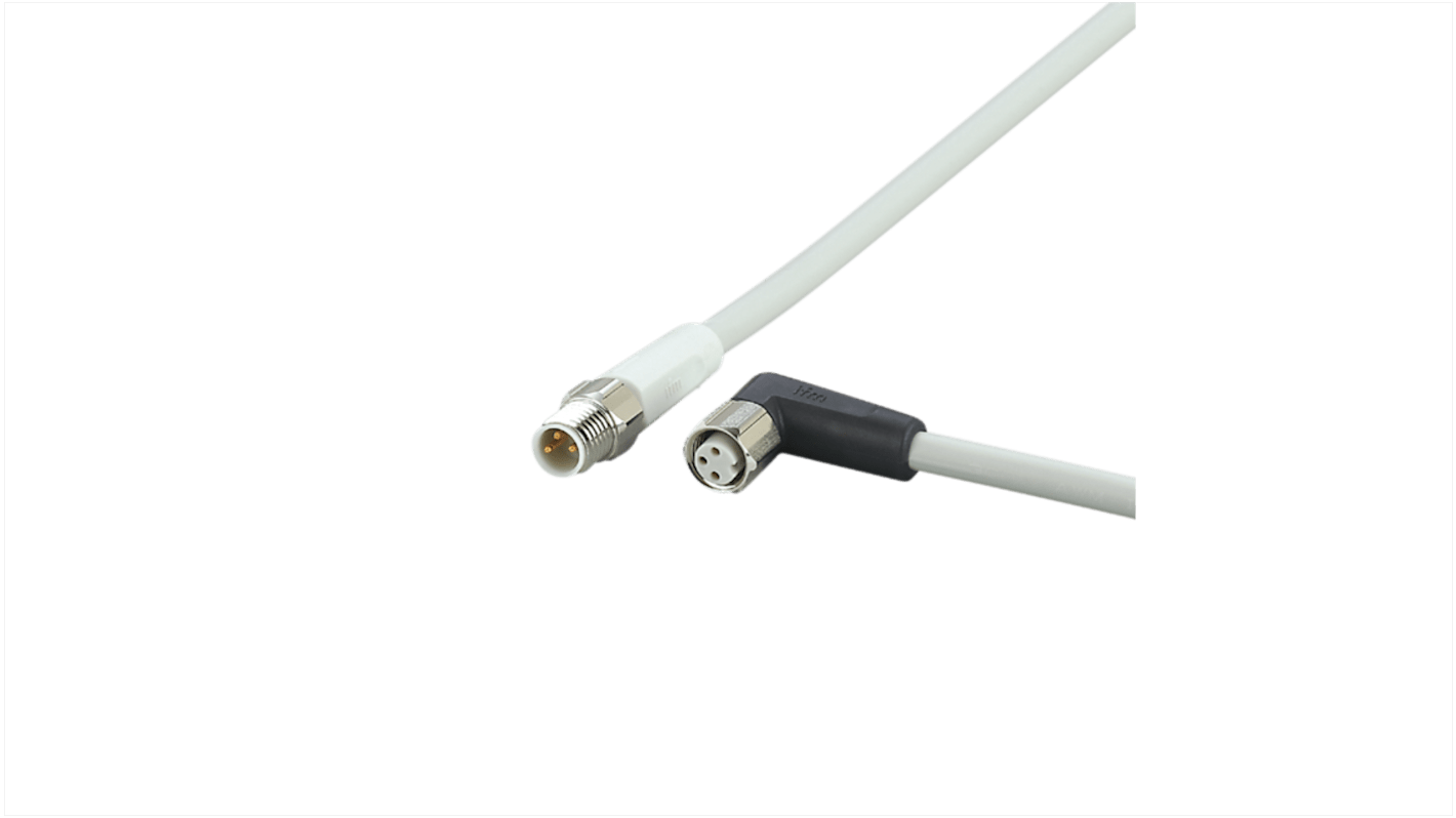 Kabel komunikacyjny Złącze A M8 liczba rdzeni 3 długość 10m Rodzaj A Męskie Złącze B M8