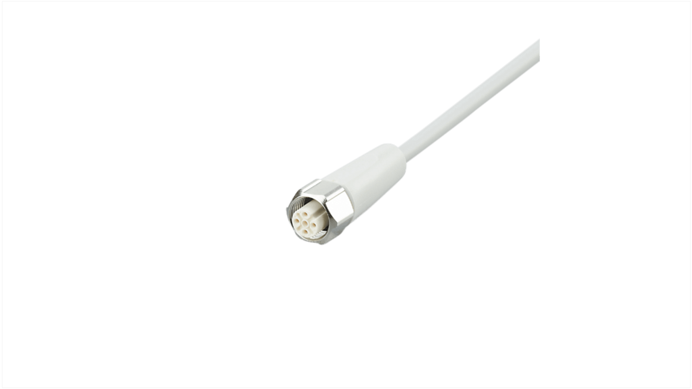 Kabel komunikacyjny ze złączem Złącze M12 liczba rdzeni 5 długość 5m Rodzaj A Żeńskie Złącze B Złącze M12