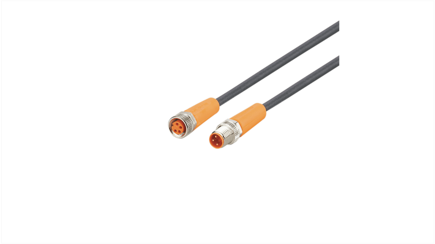 Kabel do siłownika/czujnika Złącze A M8 liczba rdzeni 3 długość 1m Rodzaj A Męskie Złącze B M8