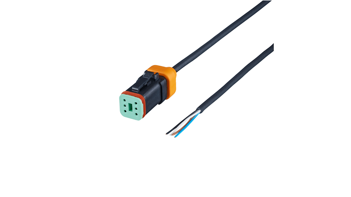 Kabel do siłownika/czujnika Złącze A Deutsch liczba rdzeni 4 długość 2m Rodzaj A Żeńskie