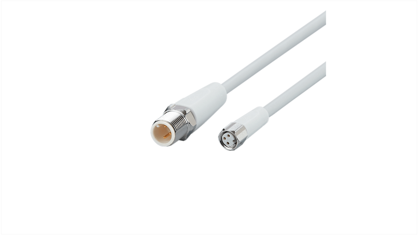 Kabel komunikacyjny ze złączem Złącze M12 liczba rdzeni 3 długość 1m Rodzaj A Męskie Złącze B M8