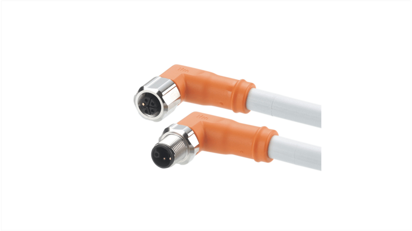 ifm electronic, Power, 2m 5 Core, Grey Polyurethane PUR Power Cable