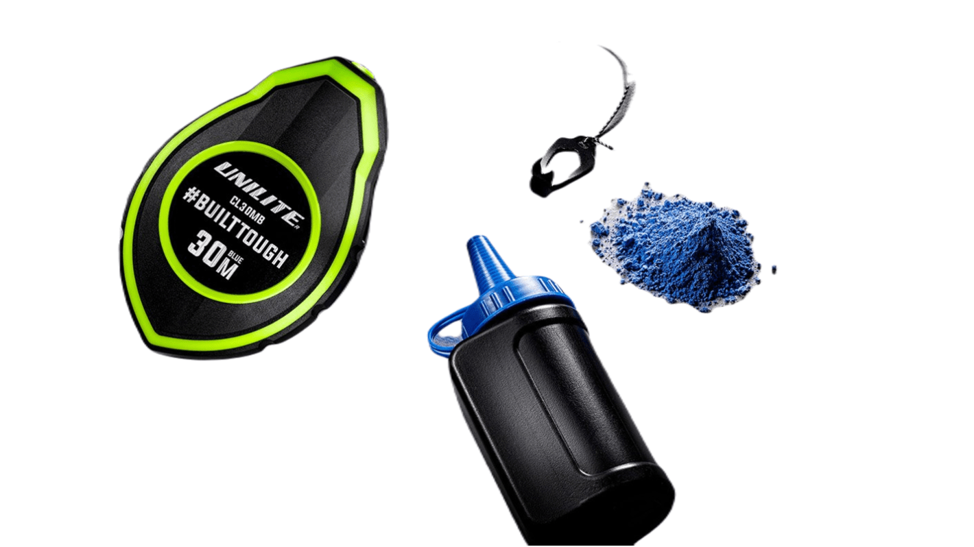 Unilite 133mm Polyester Chalk Line Refill & with blue Chalk Powder