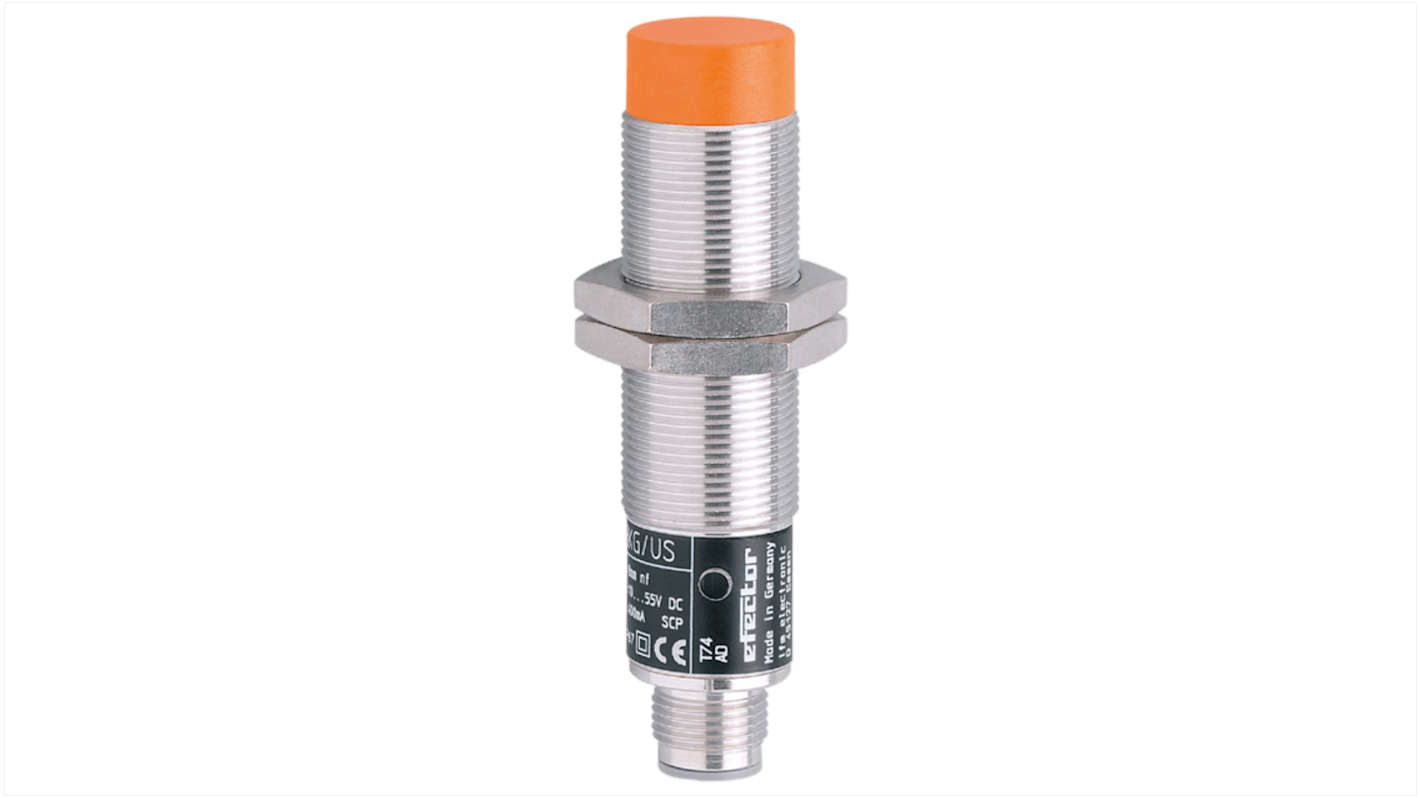 Rs-Online Sensore di prossimità induttivo Cilindro filettato ifm electronic M18 rilevamento 8 mm 10 →55 V