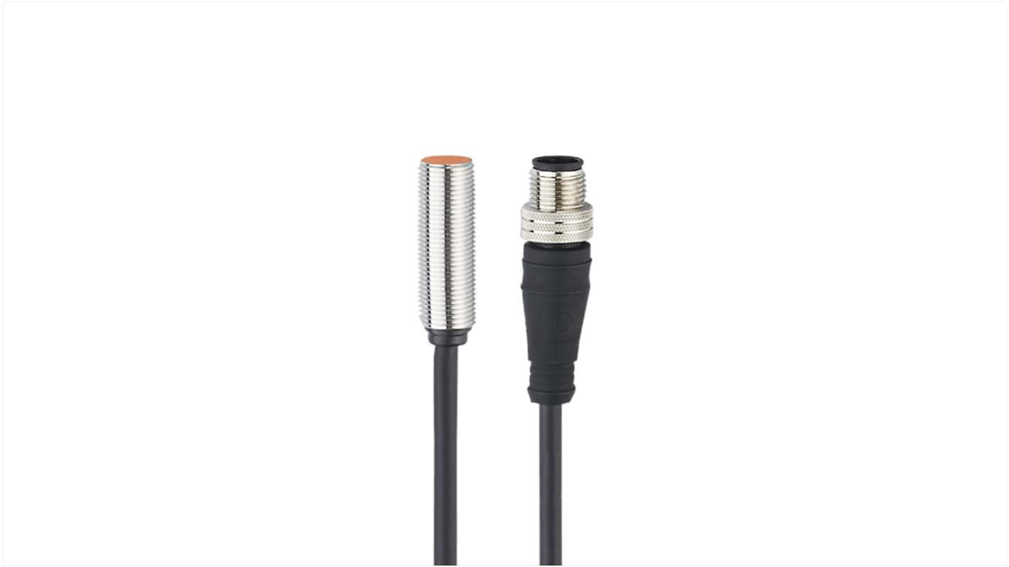 Rs-Online Sensore di prossimità induttivo Cilindro filettato ifm electronic M12 rilevamento 4 mm 10→36 V c.c