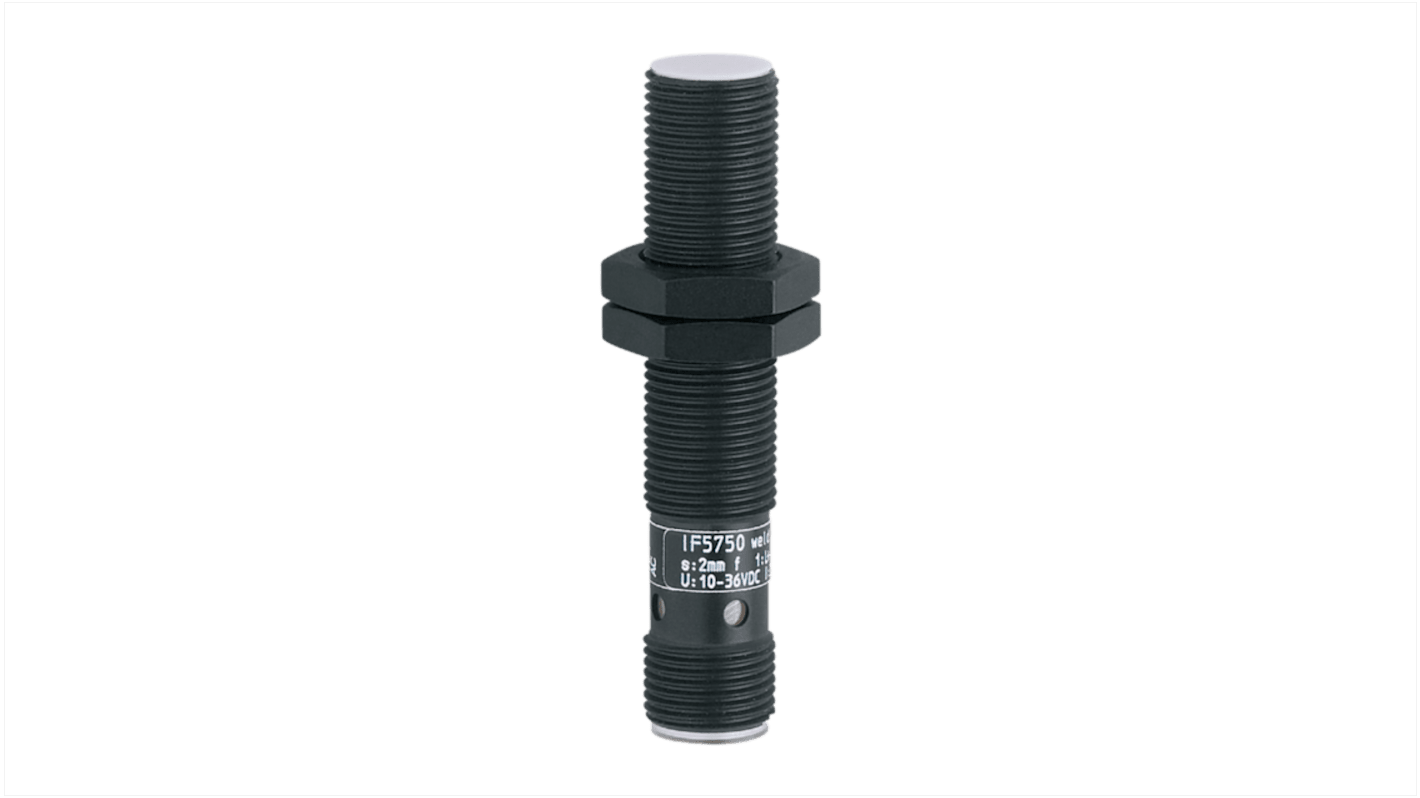 Rs-Online Sensore di prossimità induttivo Cilindro filettato ifm electronic M12 rilevamento 2 mm 10→36 V c.c