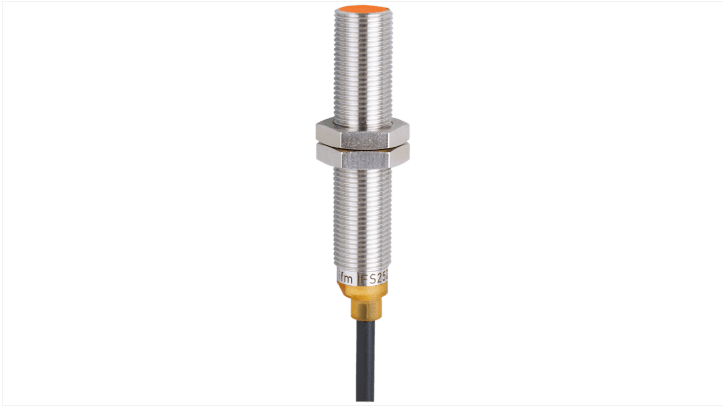 Rs-Online Sensore di prossimità induttivo Cilindro filettato ifm electronic M12 rilevamento 4 mm 10→30 V c.c