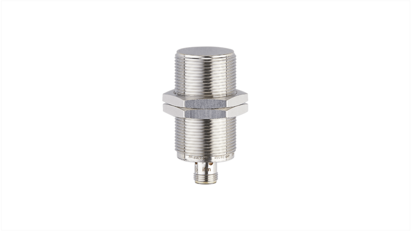 Rs-Online Sensore di prossimità induttivo Cilindro filettato ifm electronic M30 rilevamento 15 mm 10→30 V c.c