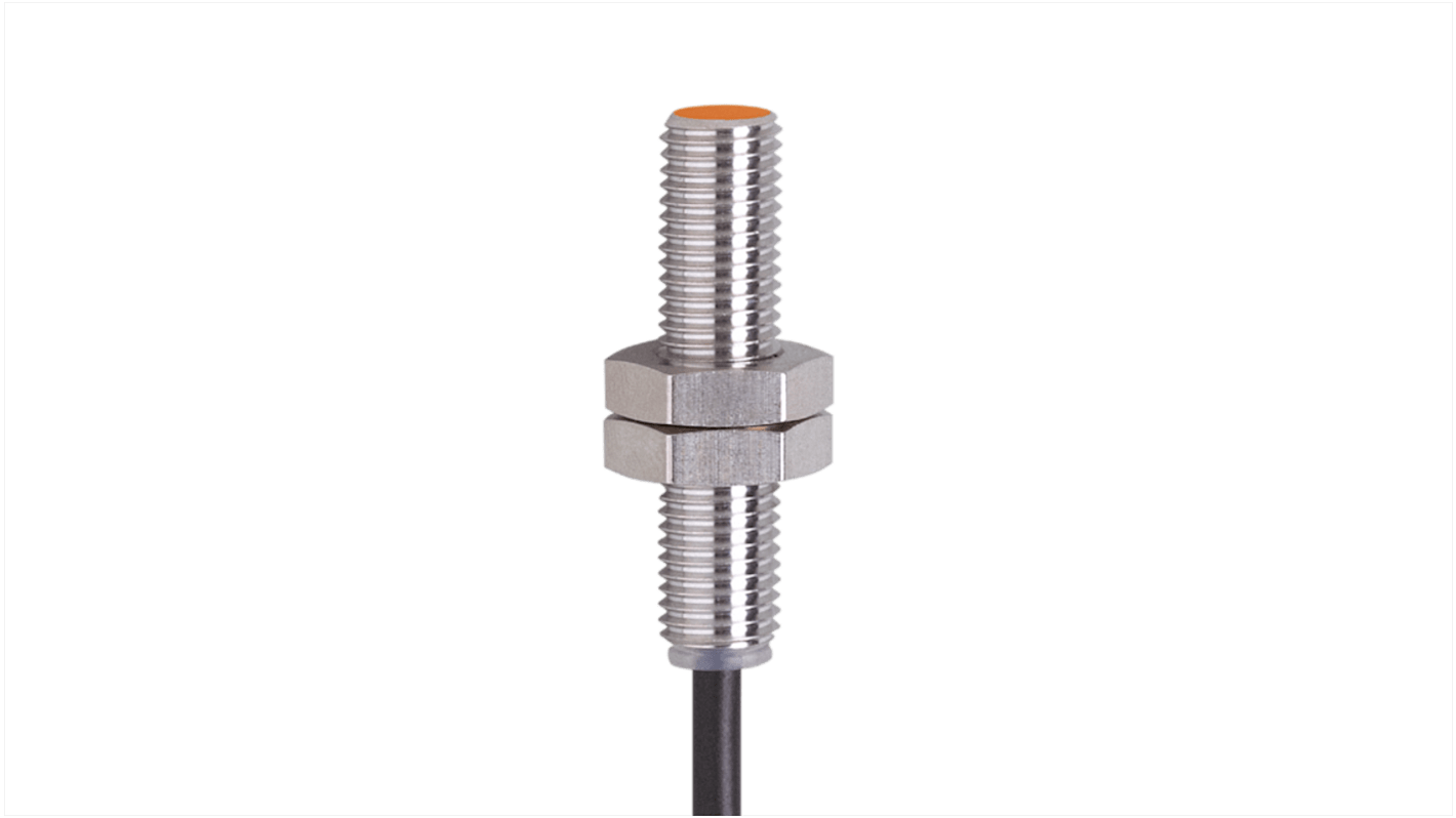 Rs-Online Sensore di prossimità induttivo Cilindro filettato ifm electronic M8 rilevamento 2 mm 10→30 V c.c