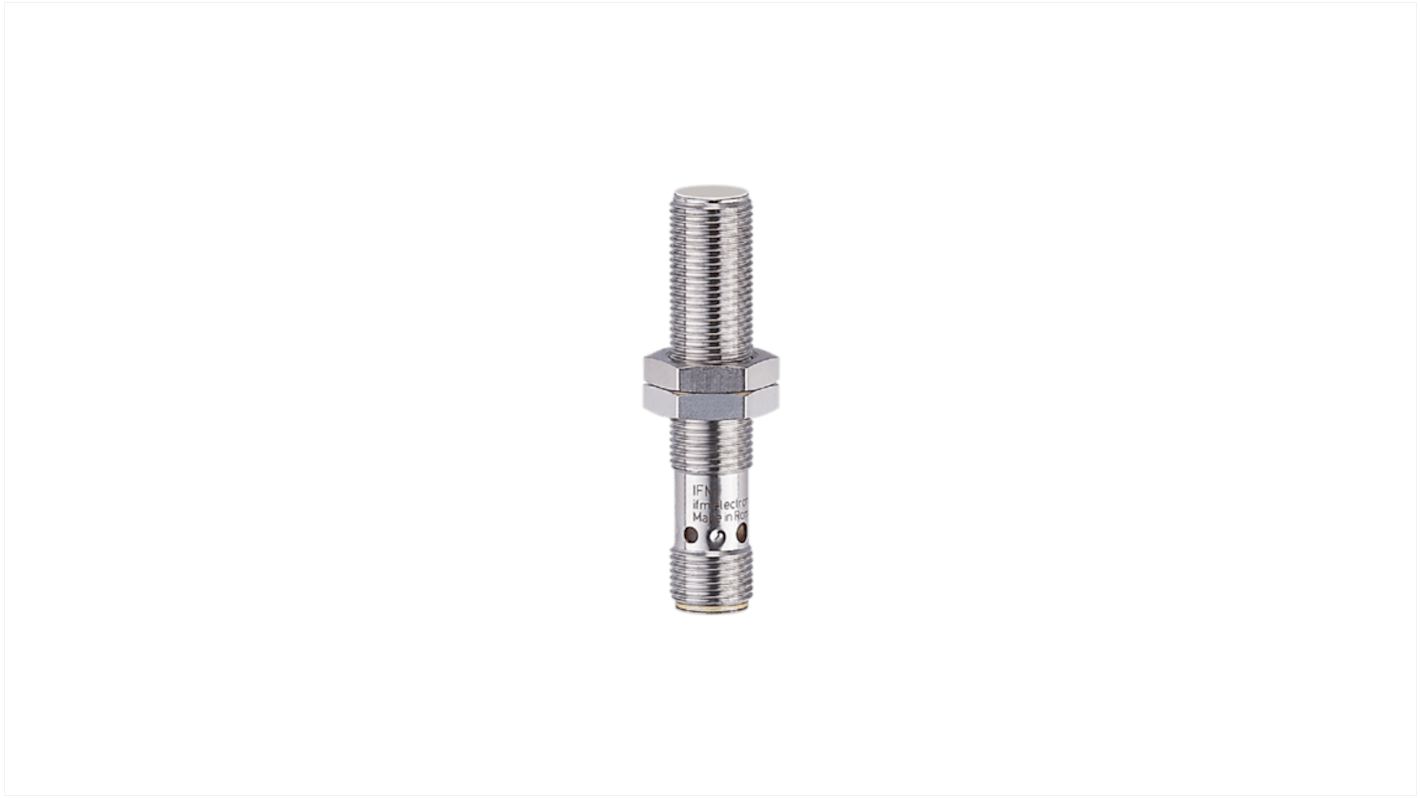 Rs-Online Sensore di prossimità induttivo Cilindro filettato ifm electronic M12 rilevamento 4 mm 10→60 V c.c