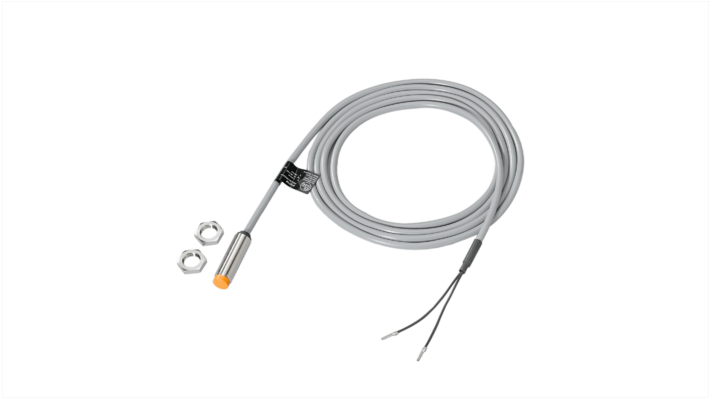 Rs-Online Sensore di prossimità induttivo Cilindro filettato ifm electronic M12 rilevamento 4 mm 10→36 V c.c