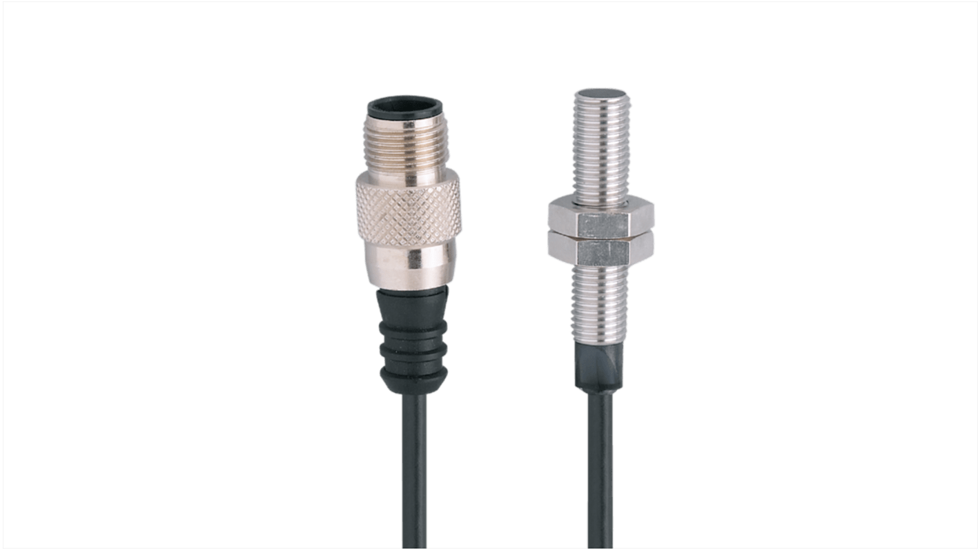 Rs-Online Sensore di prossimità induttivo Cilindro filettato ifm electronic M8 rilevamento 2 mm 10→55 V c.c